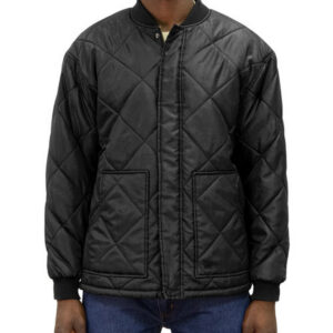 Key Mens Montana Jacket Quilted Black