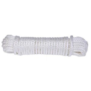 Koch White Diamond Braided Nylon Rope 3/16”x50’