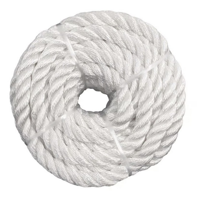 Koch White Twisted Nylon Rope 3/8”x50’