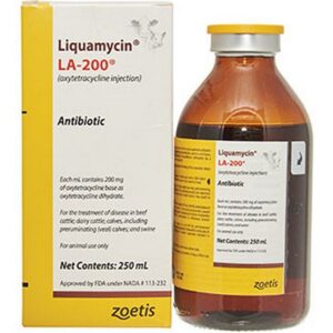 Liquamycin LA-200 Injectable Antibiotic Solution 250 ml