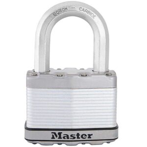 Master Lock Magnum 2x1.25 inch Steel Dual Ball Bearing Locking Padlock