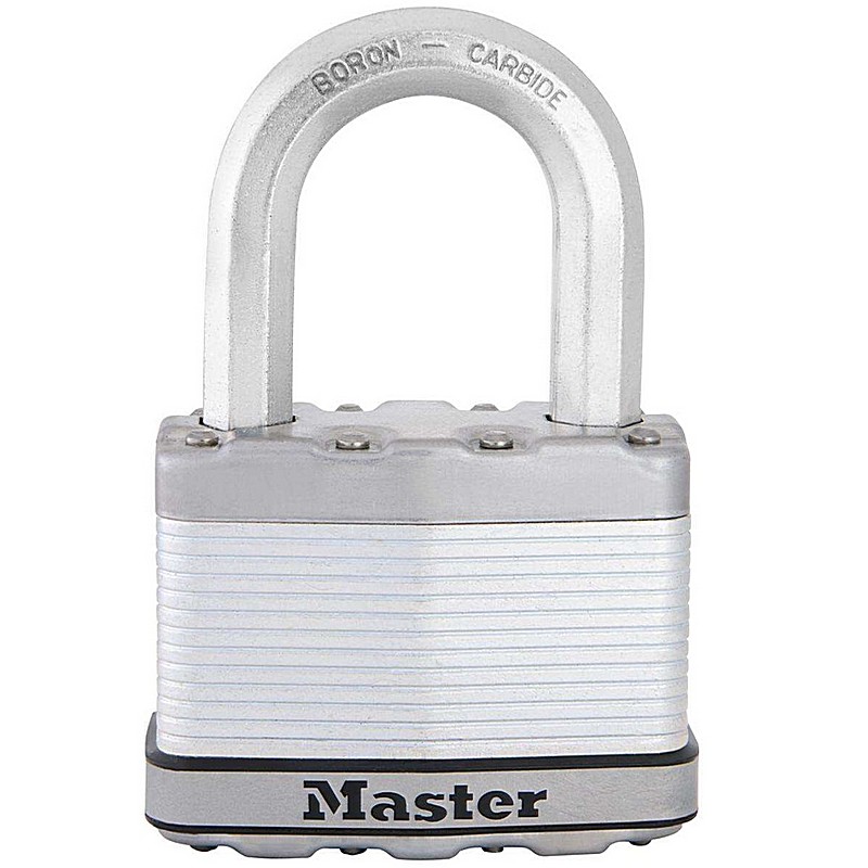 Master Lock Magnum 2x1.25 inch Steel Dual Ball Bearing Locking Padlock