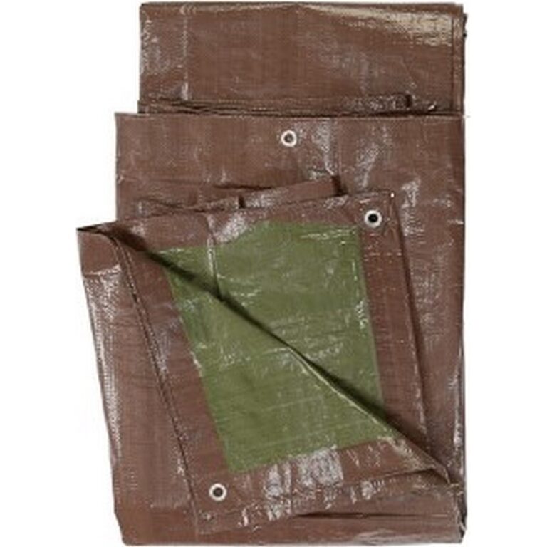 Medium Duty Poly Tarp Brown Green 10x20