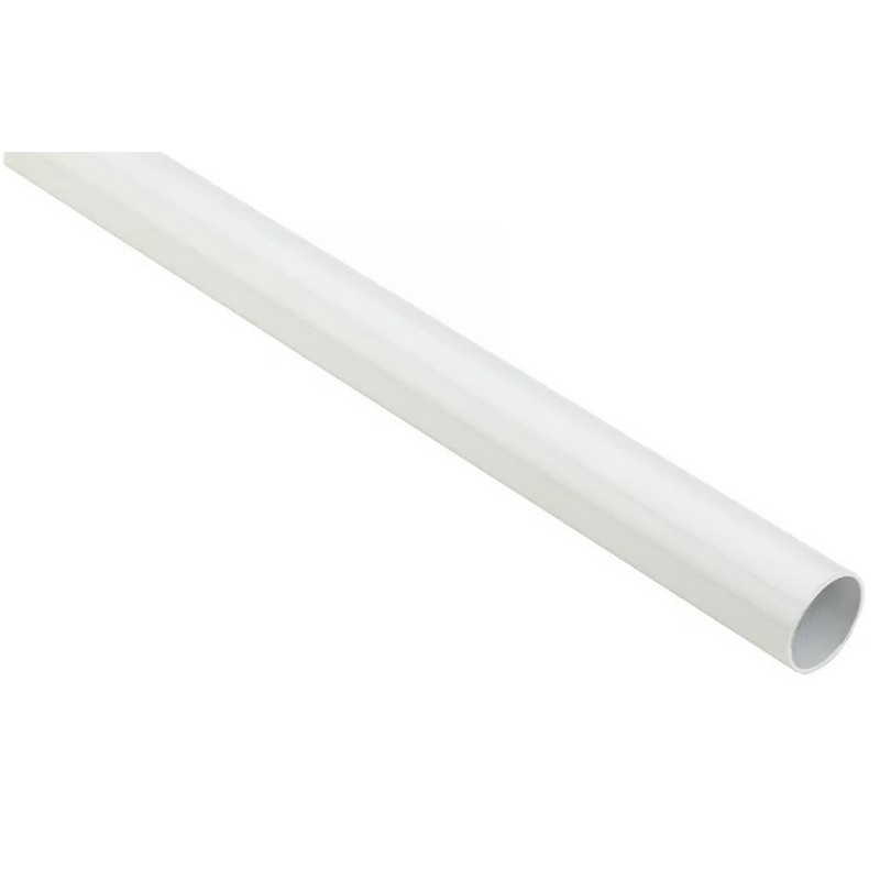 National Hardware Heavy Duty White Steel Closet Rod 8’