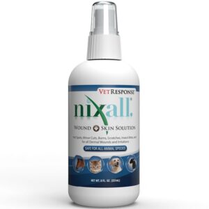 Nixall Vet Response Wound & Skin Solution 8 oz