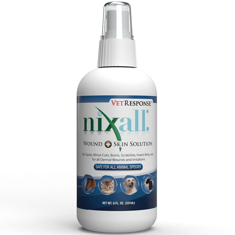 Nixall Vet Response Wound & Skin Solution 8 oz