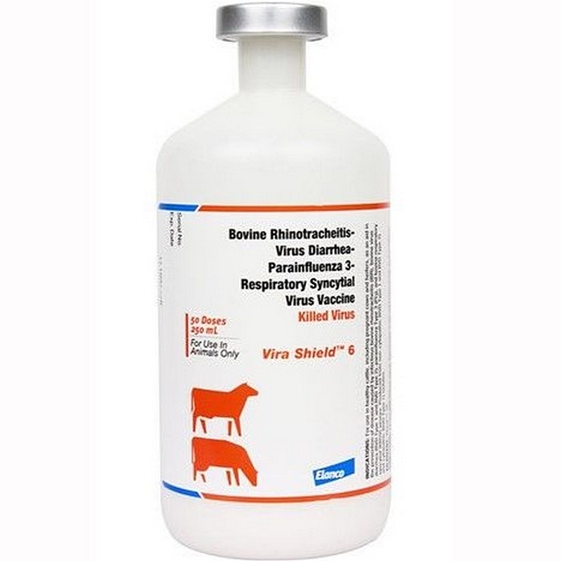 Novartis Vira Shield 6 Cattle Vaccine 10 Dose 250 ml