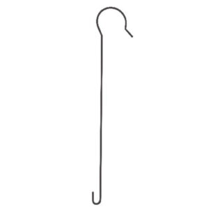 Panacea Black Steel Plant S-Hook 36” 1 pk