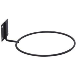 Panacea Black Wrought Iron Round Plant Bracket 8 X 3” 1 pk