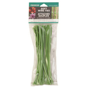Panacea Green Coated Wire Ties 8” 20 pk for Plants