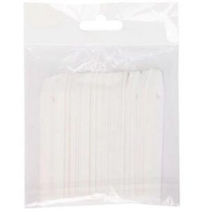 Panacea White Plastic Plant Label 4x3.63