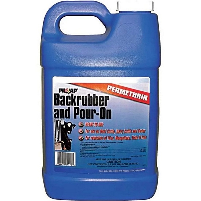 Prozap Backrubber & Pour-On Xtra Livestock Insecticide RTU 2.5 gal