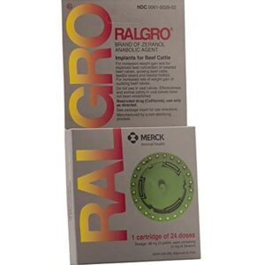 Ralgro Beef Cattle Implant 24 Dose