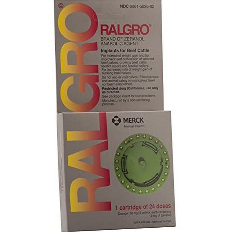 Ralgro Beef Cattle Implant 24 Dose
