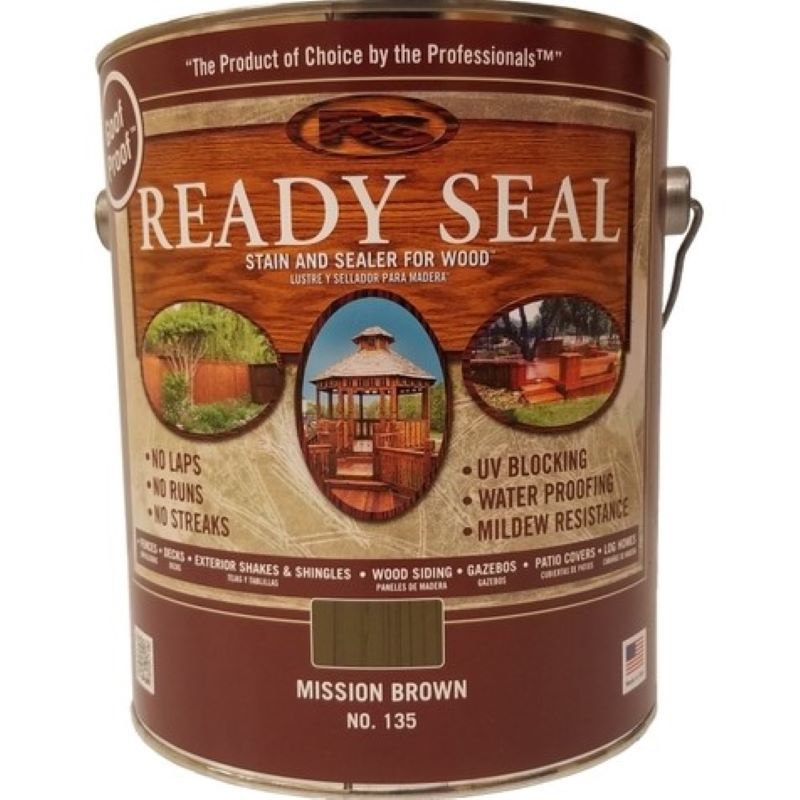 Ready Seal Wood Stain+Sealer Mission Brown 1 gal