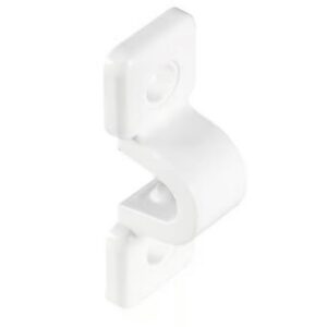 Rubbermaid White Universal Direct Mount Plastic C-Clamps 20 ct