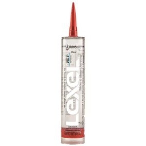 Sashco Lexel Clear Synthetic Rubber Caulk 10.5 oz