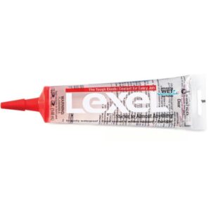 Sashco Lexel Clear Synthetic Rubber Caulk 5 oz
