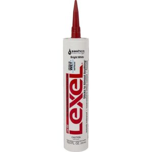 Sashco Lexel White Advanced Polymer Sealant Caulk 10.5 oz