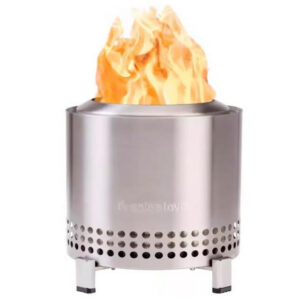 Solo Stove Mesa XL Stainless Steel Round Multi-Fuel Fire Pit with Stand 7”