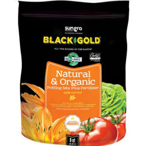 Sungro Black Gold Organic All Purpose Potting Mix 8 qt