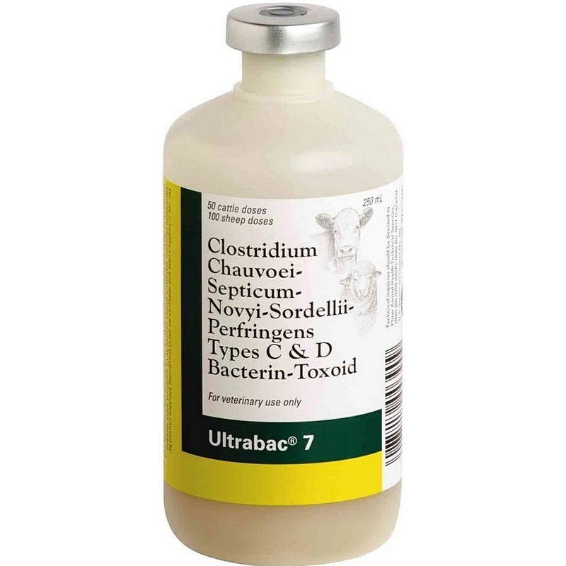 Ultrabac 7 Livestock Vaccine 10 Dose 50 ml