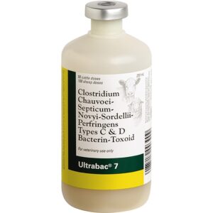 Ultrabac 7 Livestock Vaccine 50 Dose 250 ml