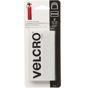 Velcro Industrial Strength Hook Loop Fastener 4 inch 2Ct