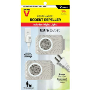 Victor PestChaser Plug-In Electronic Pest Repeller For Rodents 2 ct