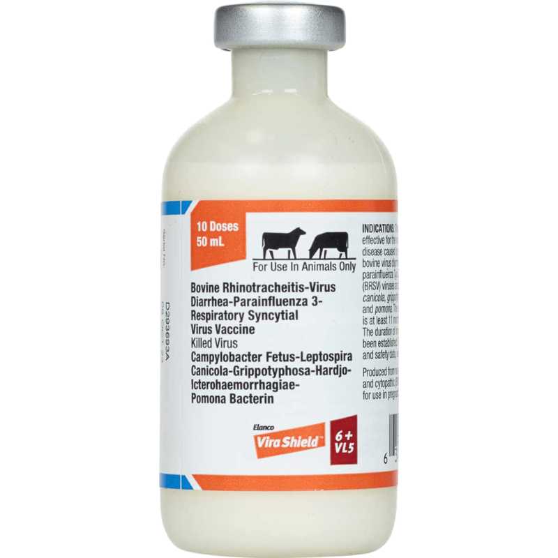 Vira Shield 6+ VL5 Cattle Vaccine 10 Dose 50 ml