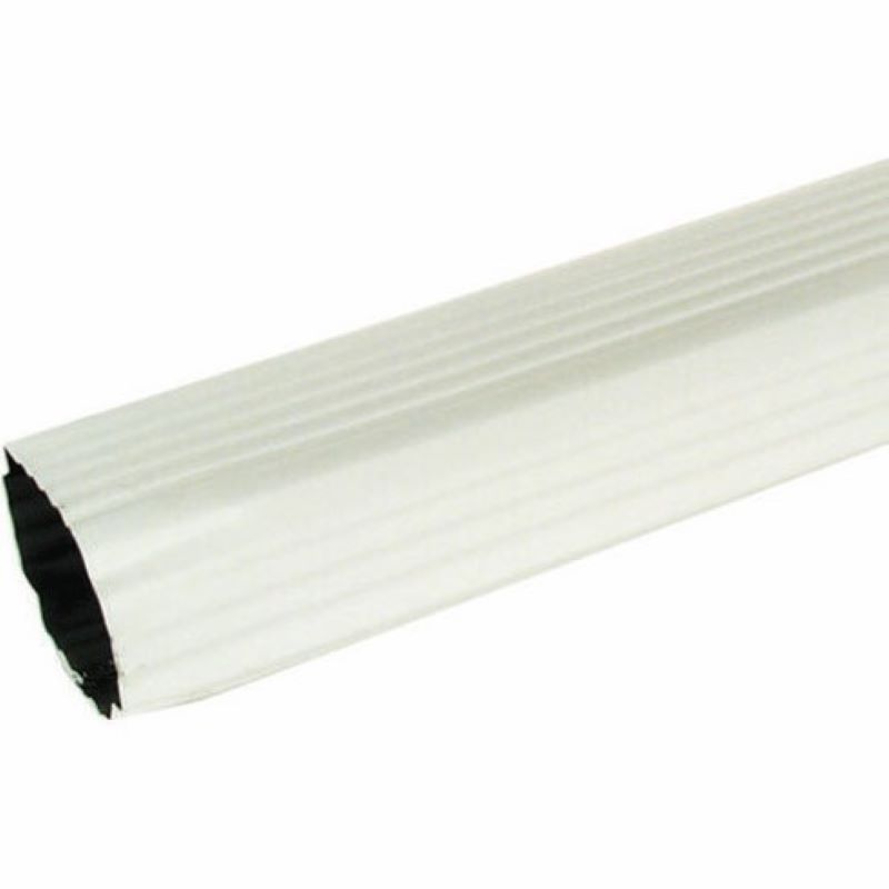 White Aluminum K Downspout 2x3x120 inch