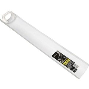 White Vinyl Downspout Extension 2.5x4.5x30 inch