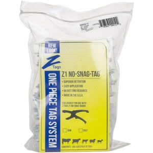 Z-Tag Cow White Blank 25 ct