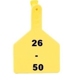 Z-Tag Cow Yellow 26-50