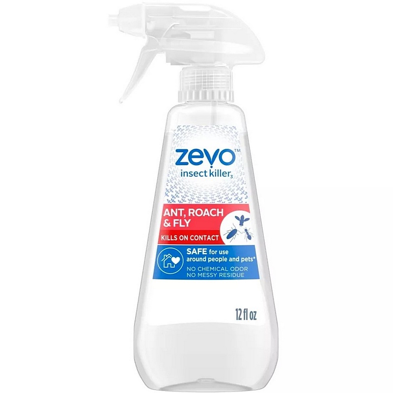 Zevo Insect Killer Ant Roach Fly Spray 12 oz