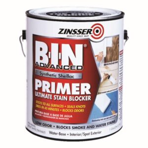 Zinsser BIN Advanced Synthetic Shellac Primer White 1 gal