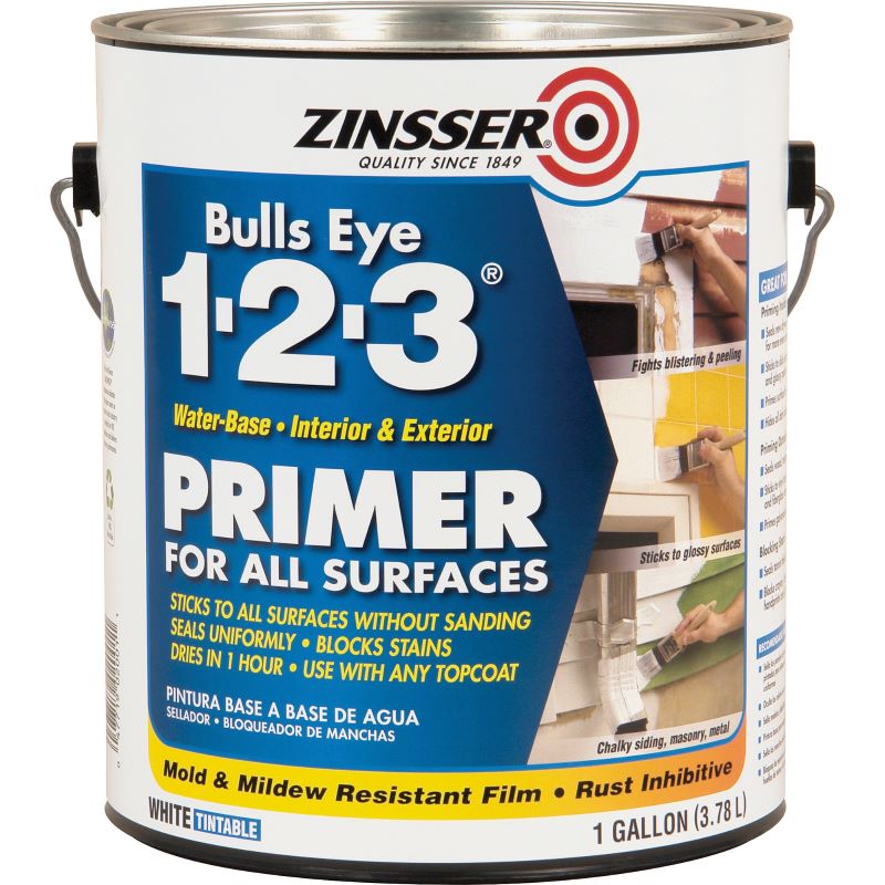 Zinsser Bulls Eye 123 Primer White 1 gal
