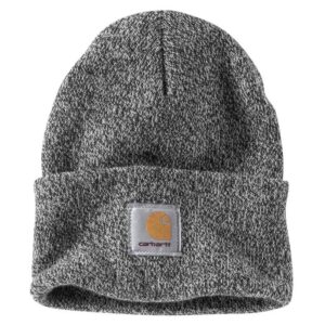 Carhartt Knit Cuffed Beanie Black White OS