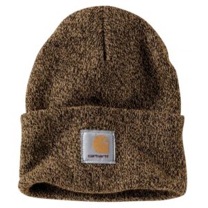 Carhartt Knit Cuffed Beanie Dark Brown Sandstone OS