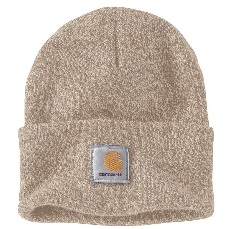 Carhartt Knit Cuffed Beanie Flaxseed Oat Milk OS