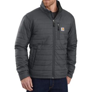 Carhartt Mens Rain Defender Insulated Jacked Relaxed Fit Lightweight Shadow