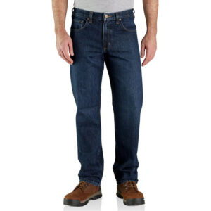 Carhartt Mens Relaxed Fit Cotton Denim Jeans Deep Creek