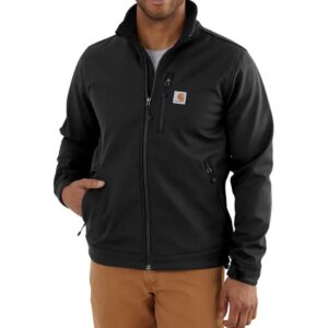 Carhartt Rain Defender Softshell Jacket Relaxed Fit Heavyweight Black