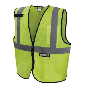 DeWalt Economy Safety Vest Mesh Class 2 Yellow