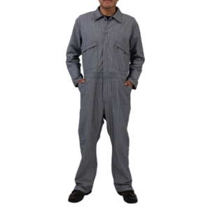 Key Mens Deluxe Unlined Coveralls Fisher Stripe