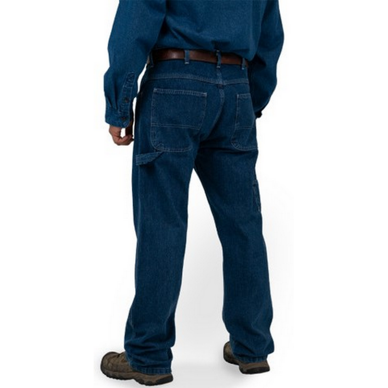 Key Mens Denim Dungaree Traditional Fit Back