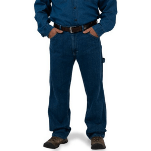 Key Mens Denim Dungaree Traditional Fit Indigo Denim Garment Wash