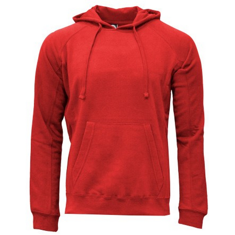 Key Unisex Fleece Pullover Hoodie Red