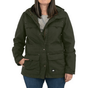 Key Womens Mission Parka Coat Weathered Moss