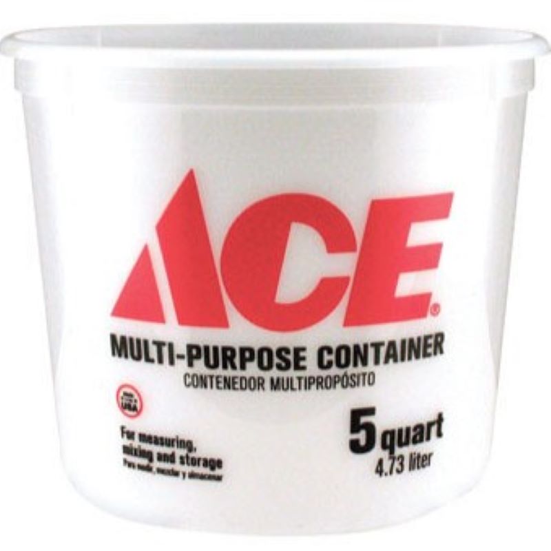 Ace Clear Multi Purpose Plastic Bucket 5 qt